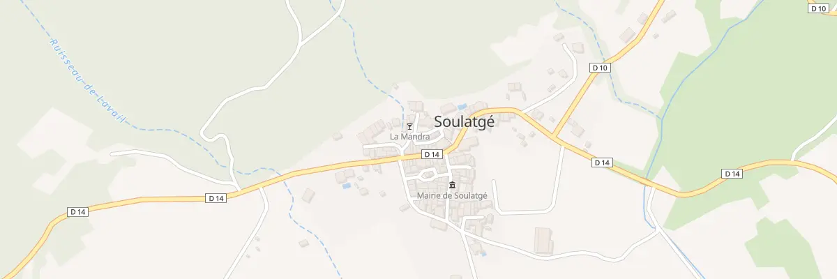 Plan du 3 Rue Montesquieu à Soulatgé