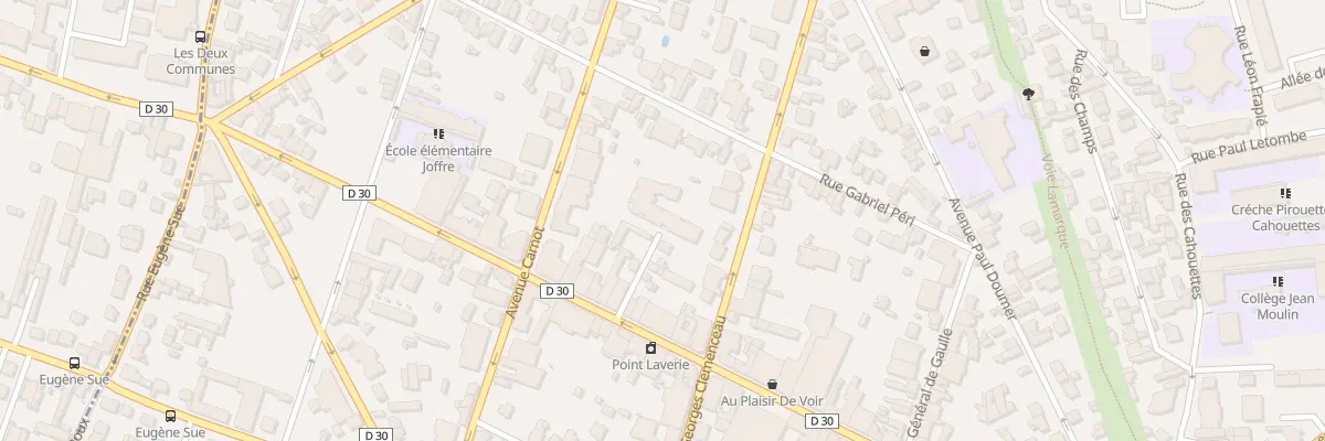 Plan du 37B Av Georges Clémenceau à Neuilly-Plaisance