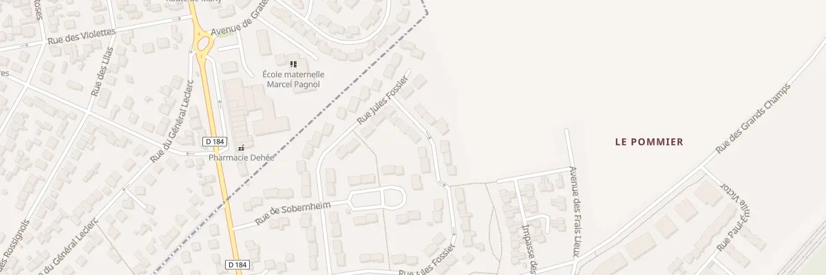 Plan du 27 Rue Jules Fossier à Louvres
