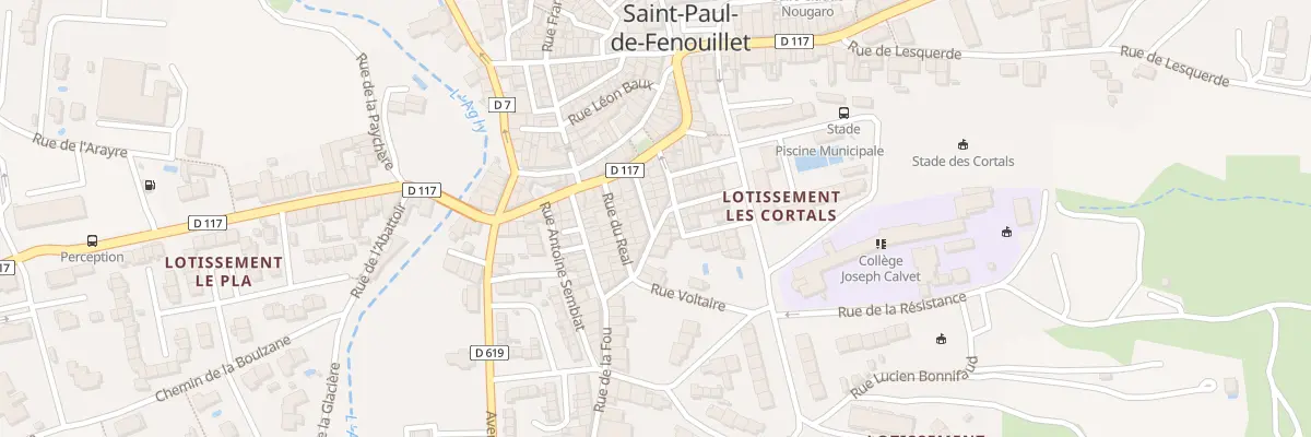 Plan du 9 Rue Gabriel Baille à Saint-Paul-de-Fenouillet