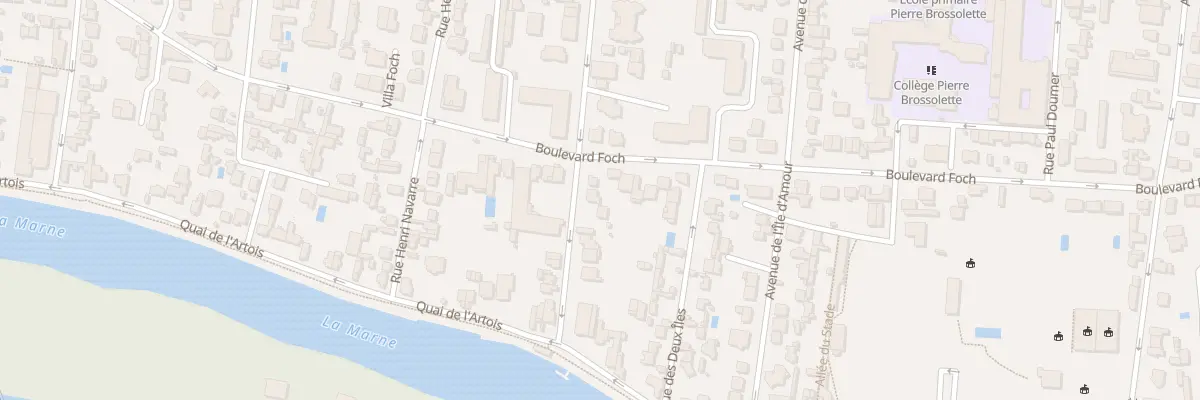 Plan du 23 Rue Albert Lecocq au Perreux-sur-Marne