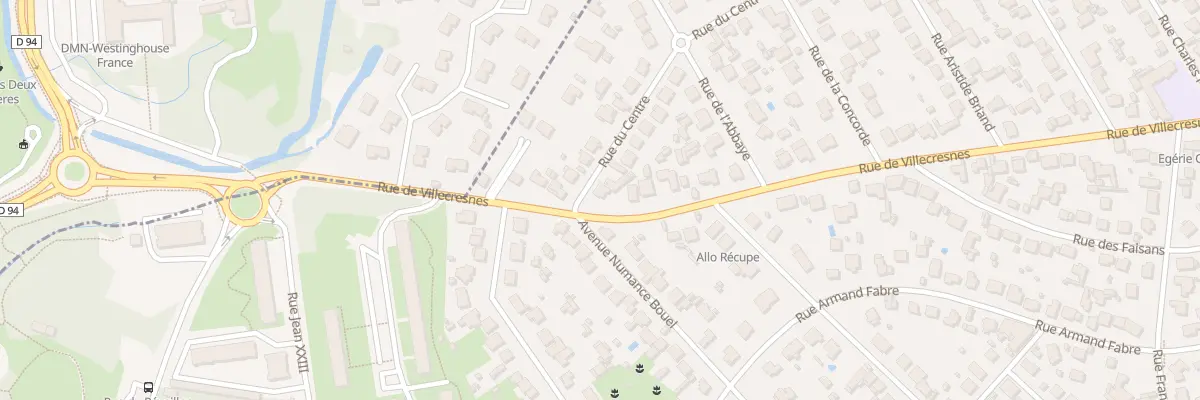 Plan du 2 Rue du Centre à Brunoy