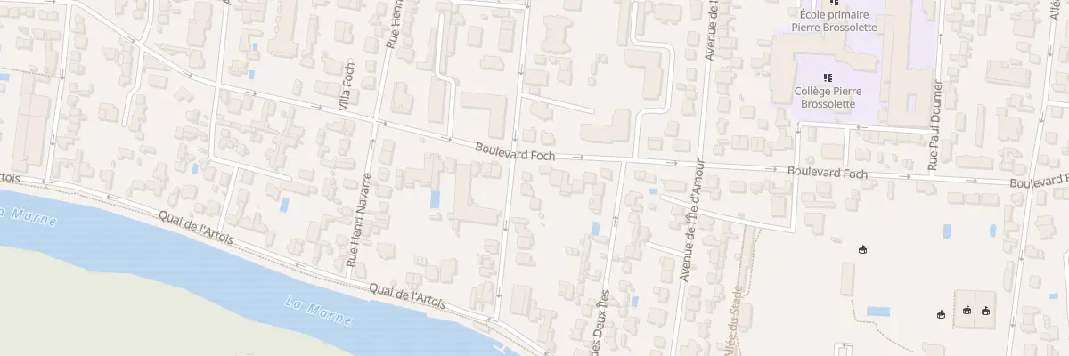 Plan du 21 Rue Albert Lecocq au Perreux-sur-Marne
