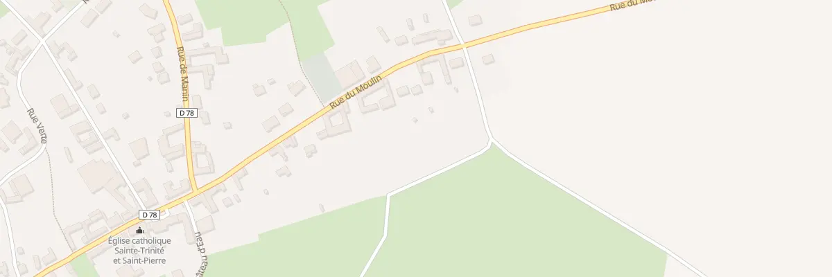 Plan du 268 Rue du Moulin à Beaufort-Blavincourt