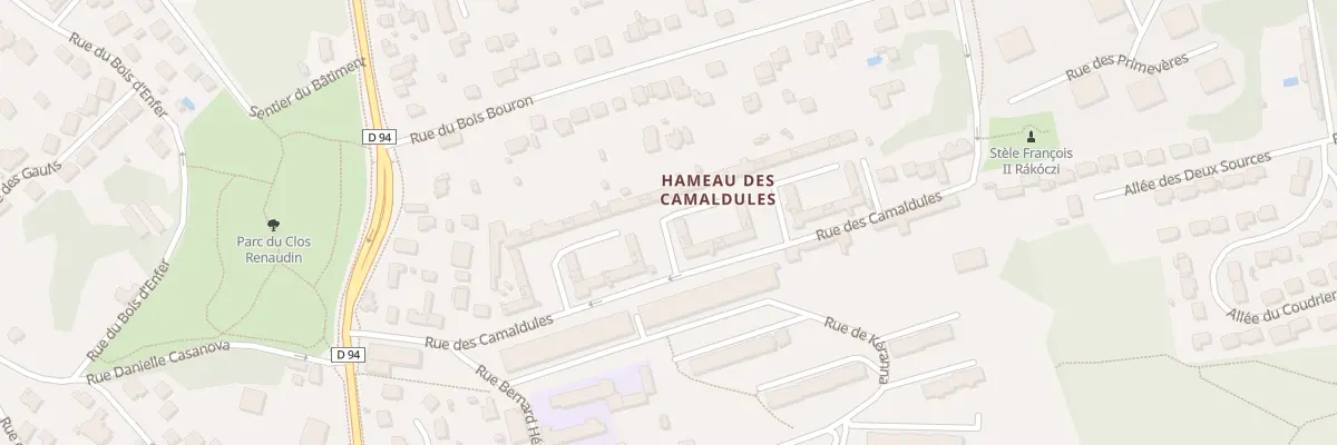 Plan du 23 Rue des Camaldules à Yerres