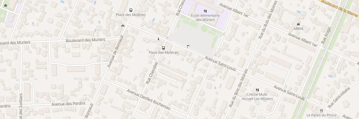 Plan du 16 Av Saint-Louis à Saint-Maur-des-Fossés