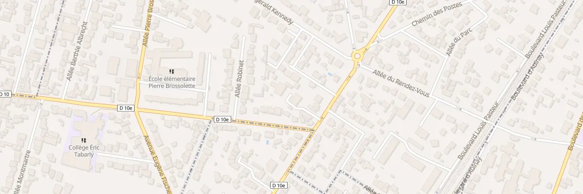 Plan du 113 Av Franklin aux Pavillons-sous-Bois