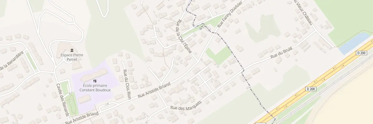 Plan du 165B Rue Aristide Briand à Villers-Saint-Paul