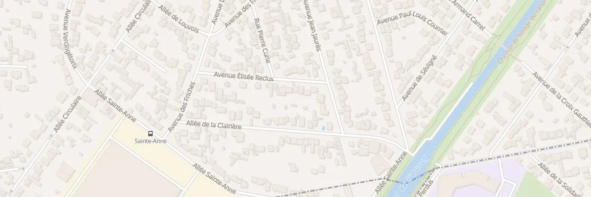 Plan du 5 Av Elysee Reclus à Aulnay-sous-Bois