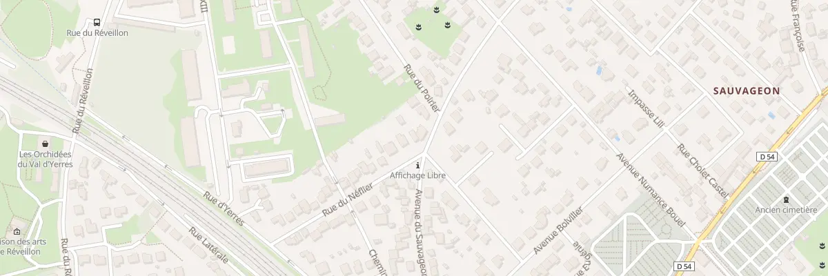 Plan du 27 Av du Sauvageon à Brunoy