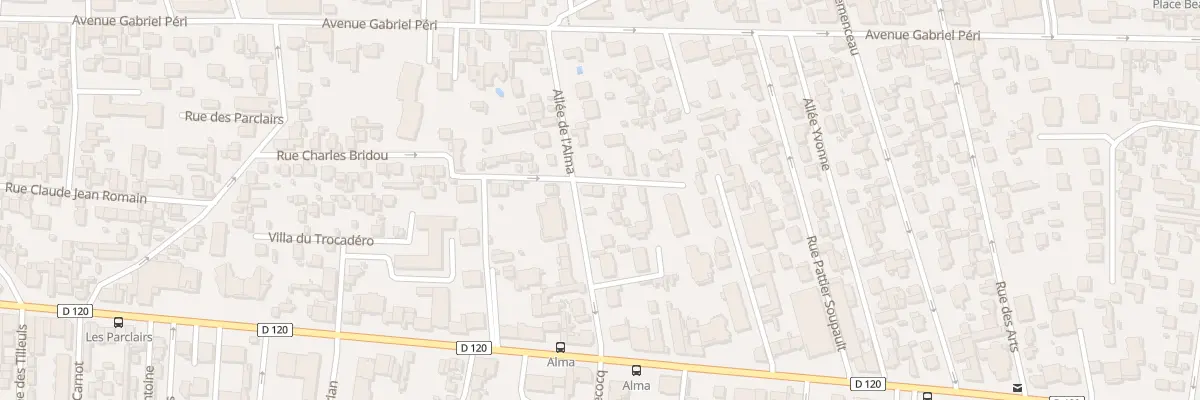 Plan du 6T All Marigny au Perreux-sur-Marne