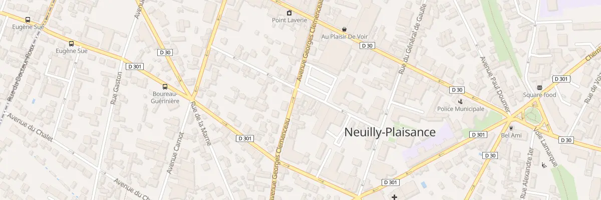 Plan du 28B Av Georges Clémenceau à Neuilly-Plaisance