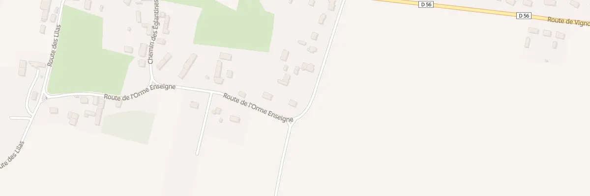 Plan du 18 Rte de l’Orme Enseigne à Soulangis