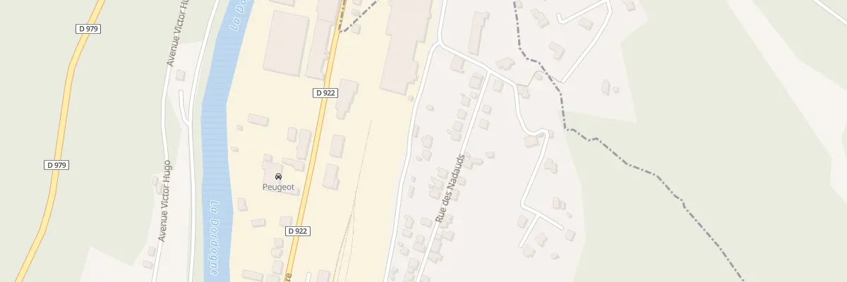 Plan du 455 Rue des Nadauds à Bort-les-Orgues
