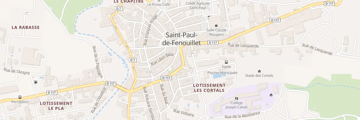 Plan du 60 N Rte Nationale à Saint-Paul-de-Fenouillet