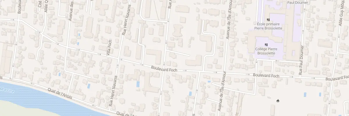 Plan du 17 Rue Albert Lecocq au Perreux-sur-Marne