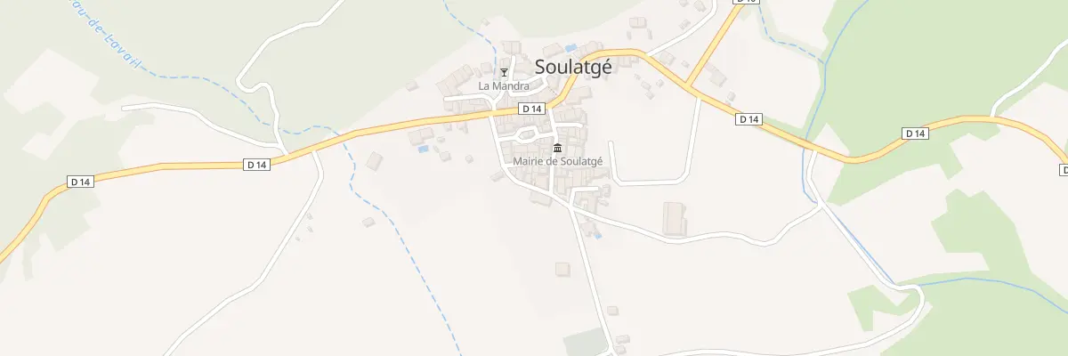Plan du 3 Rue des Cathares à Soulatgé