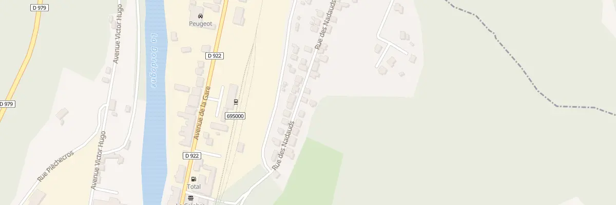 Plan du 274 Rue des Nadauds à Bort-les-Orgues