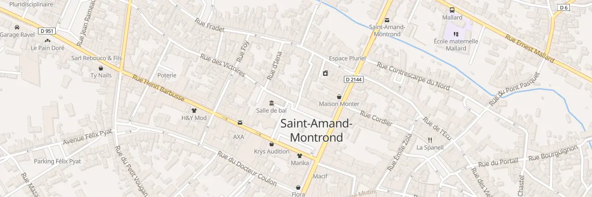 Plan du 12 Rue des Victoires à Saint-Amand-Montrond