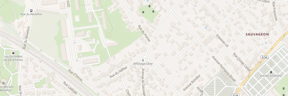 Plan du 29 Av du Sauvageon à Brunoy