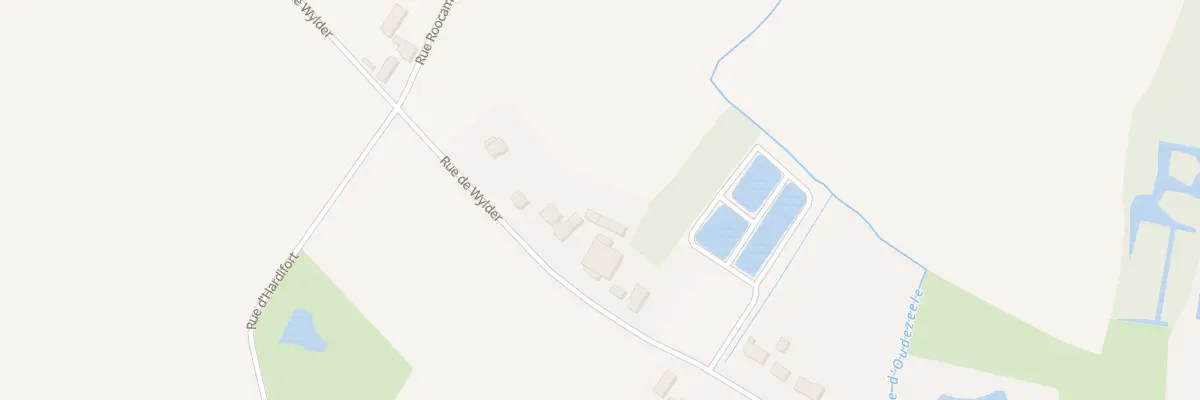 Plan du 638T Rue de Wylder à Oudezeele