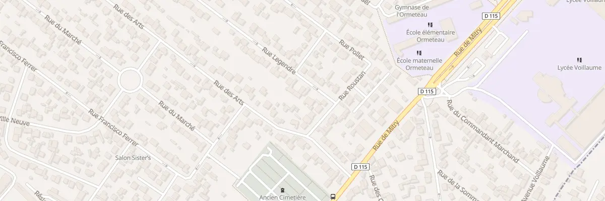 Plan du 82 Rue Legendre à Aulnay-sous-Bois