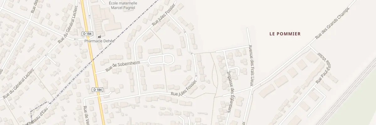 Plan du 21 Rue Jules Fossier à Louvres