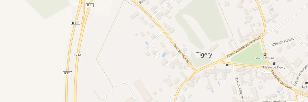 Plan du 7 Che des Vignes à Tigery