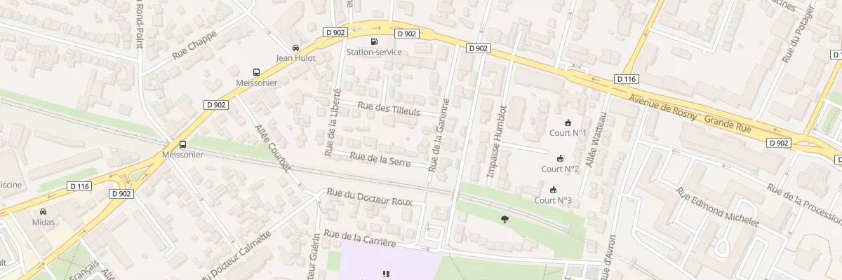 Plan du 16 Rue de la Garenne à Villemomble