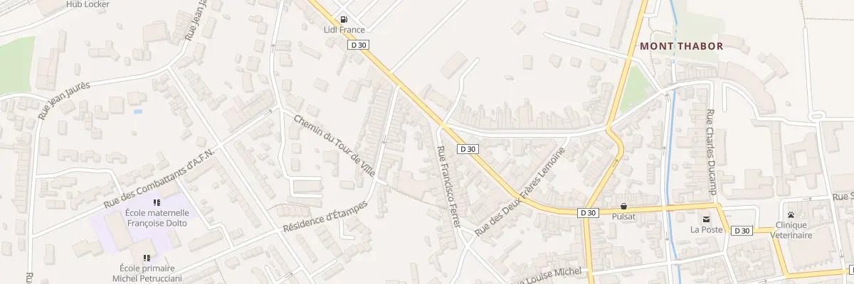 Plan du 8 Rue Francisco Ferrer à Corbie