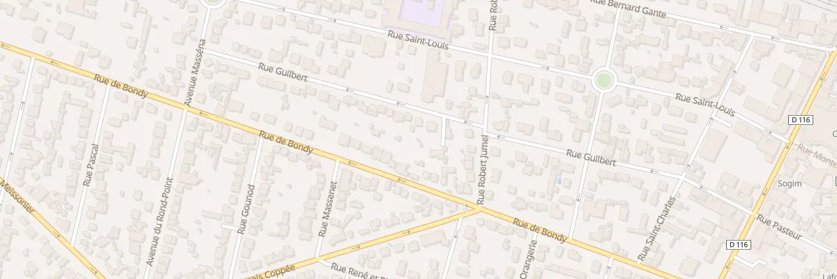 Plan du 35B Rue Guilbert à Villemomble