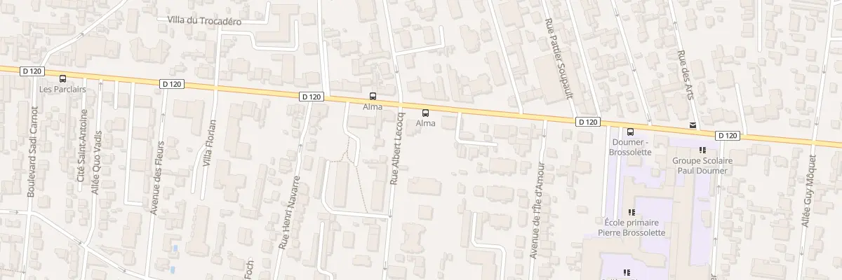 Plan du 1B Rue Albert Lecocq au Perreux-sur-Marne