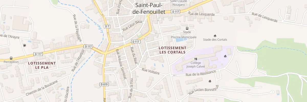 Plan du 6 Rue Alfred de Musset à Saint-Paul-de-Fenouillet
