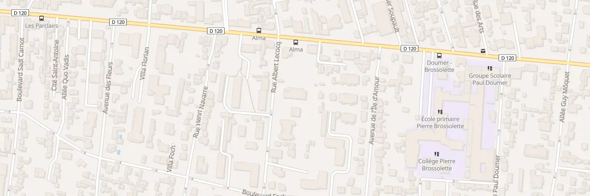 Plan du 3 Rue Albert Lecocq au Perreux-sur-Marne