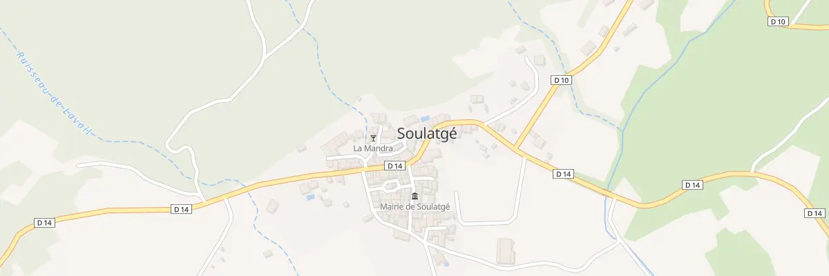 Plan du 4 Rue de la Giraudasse à Soulatgé