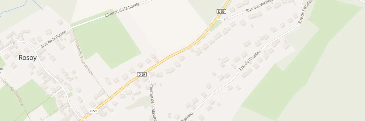 Plan du 30 Rue de la Croix Dupuis à Rosoy