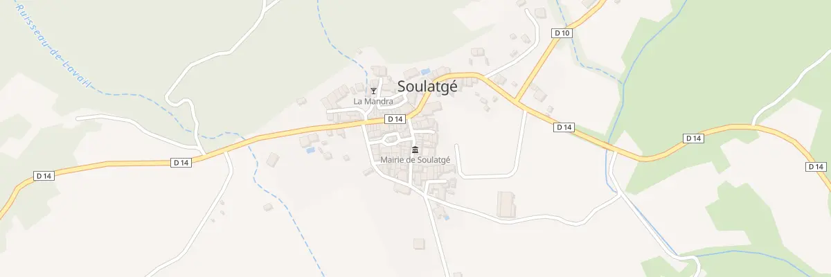 Plan du 5 Rue Pierre Pages à Soulatgé