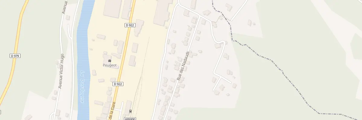 Plan du 417 Rue des Nadauds à Bort-les-Orgues