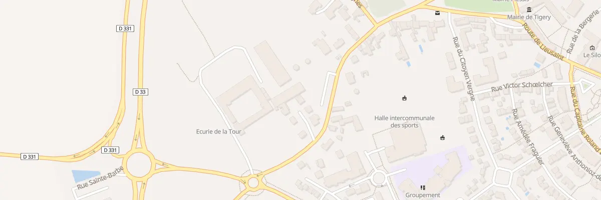 Plan du 14 Rte de Corbeil à Tigery