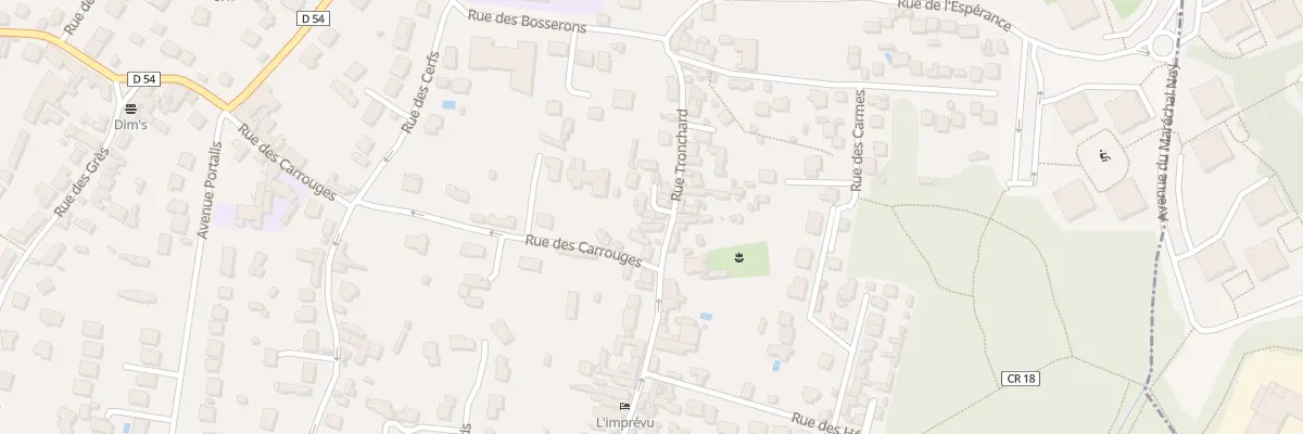 Plan du 18 Rue Tronchard à Brunoy