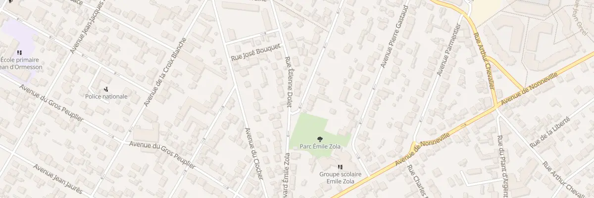 Plan du 41 Rue Etienne Dolet à Aulnay-sous-Bois