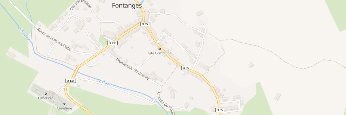 Plan du 5083 Le Bourg à Fontanges