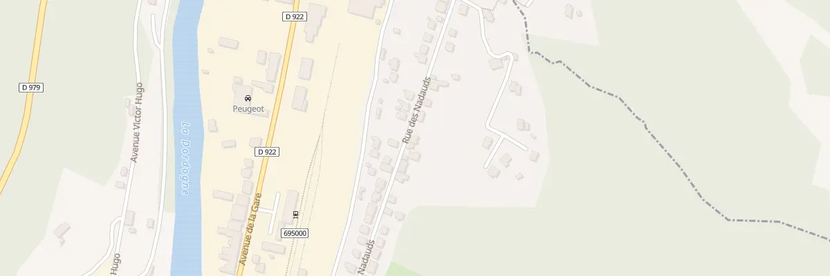 Plan du 380 Rue des Nadauds à Bort-les-Orgues