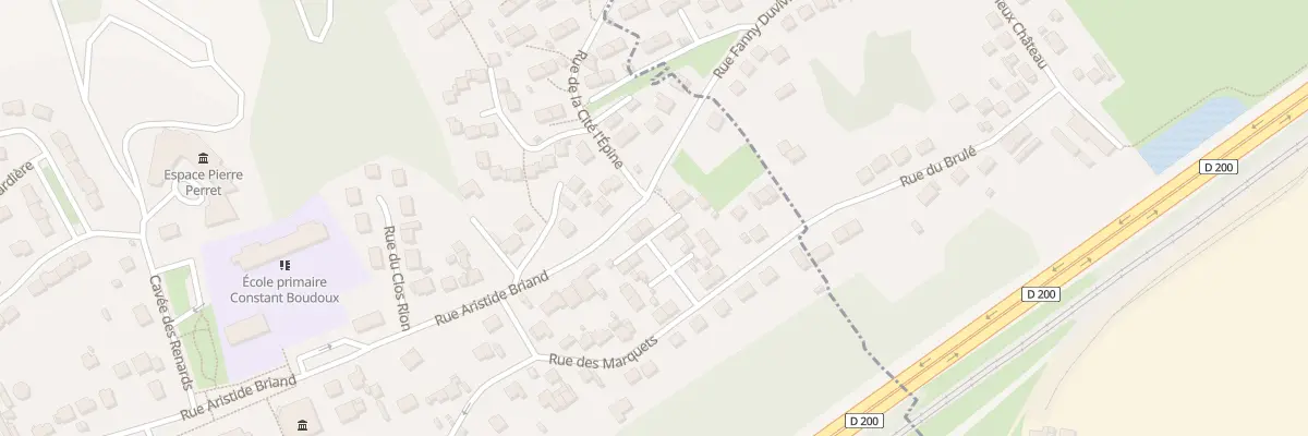 Plan du 14 Rue de la Cite Entreil à Villers-Saint-Paul