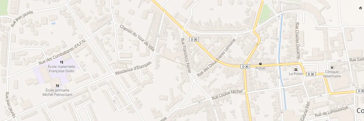 Plan du 22 Rue Francisco Ferrer à Corbie
