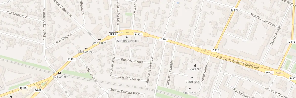 Plan du 6 Rue de la Garenne à Villemomble