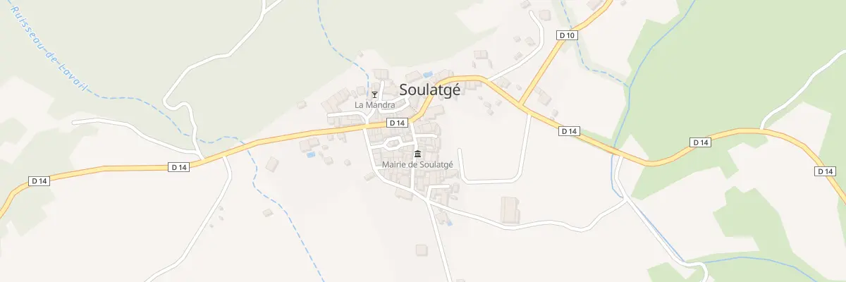 Plan du 15 Le Village à Soulatgé