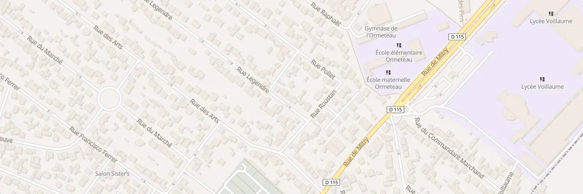 Plan du 81 Rue Legendre à Aulnay-sous-Bois