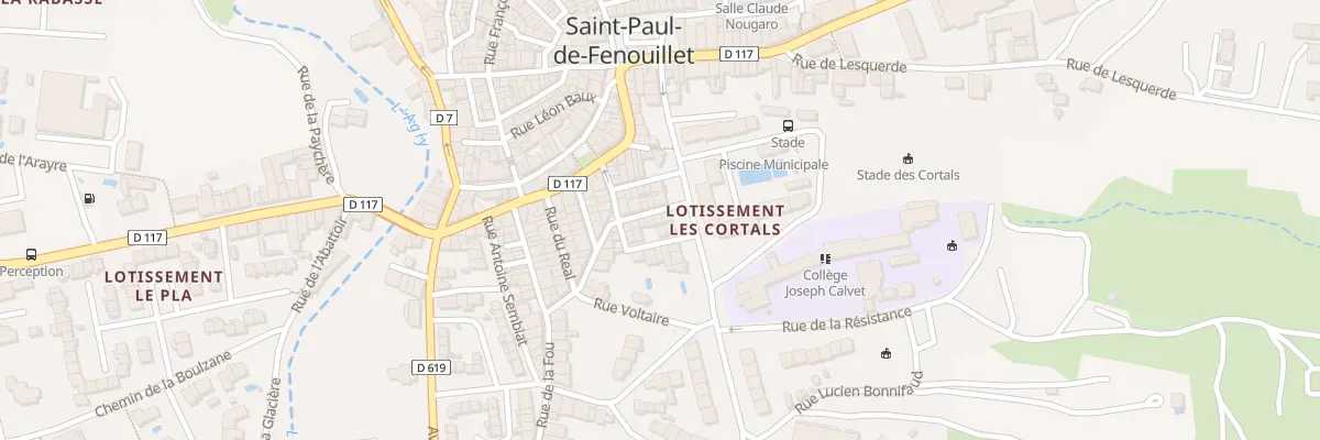 Plan du 10 Rue Alfred de Musset à Saint-Paul-de-Fenouillet