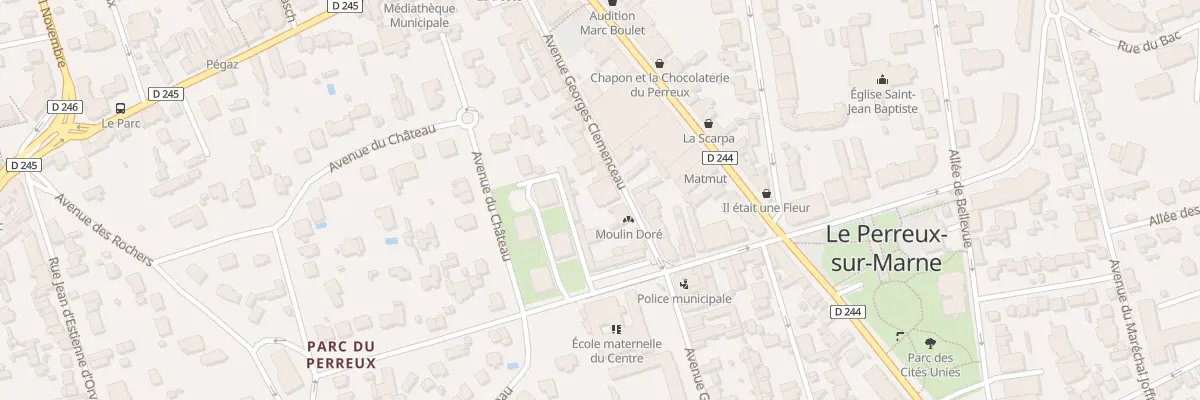 Plan du 73 Av Georges Clémenceau au Perreux-sur-Marne